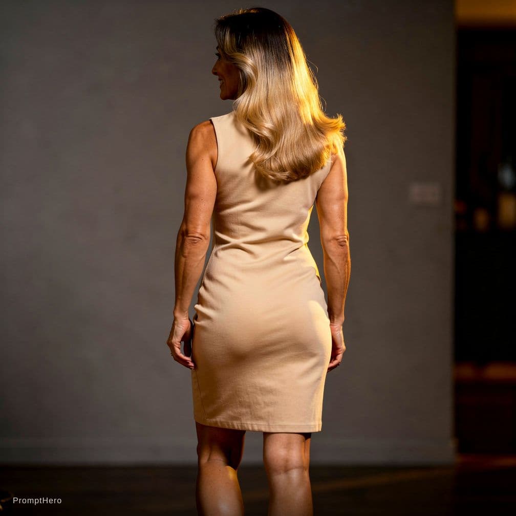 AI generated: Life-like woman in her 40s,pure,nude+,light-olive skin tone,nude+,well defined legs,big thighs,raw++...