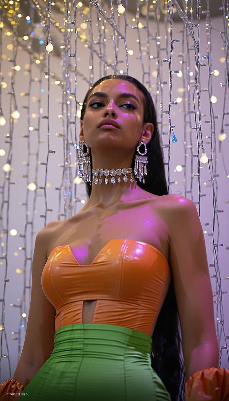 AI generated: Make it in hot dress like booby dress