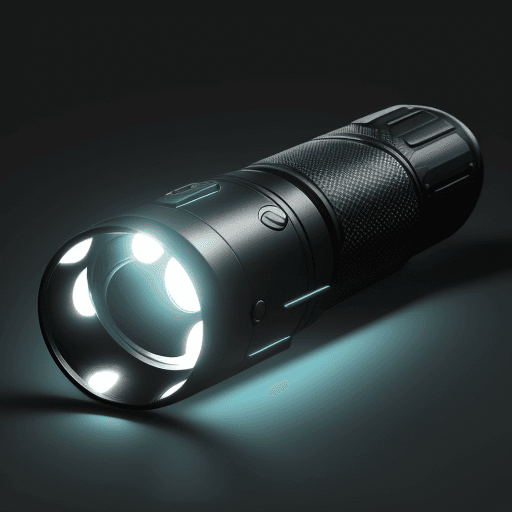 AI generated: futuristic looking flashlight