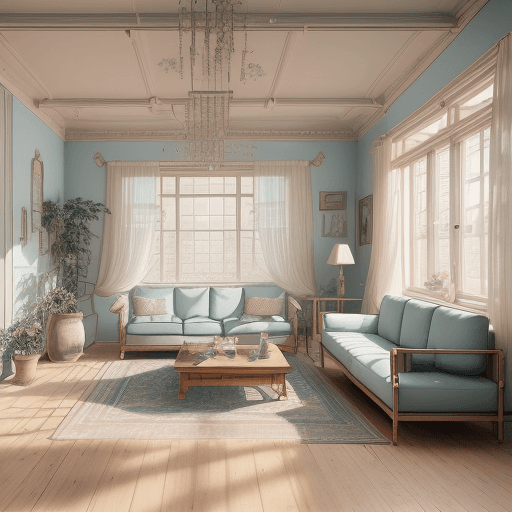 AI generated: Builder Babe High resolution photography interior design, dreamy sunken living room conversation pit...