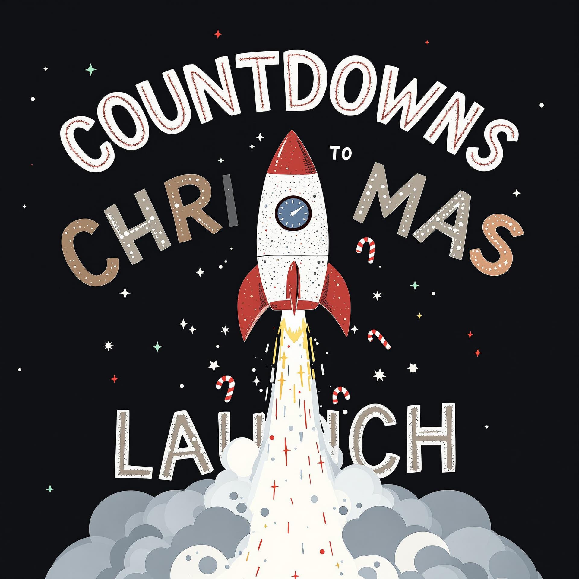 AI generated: "Countdown to Christmas Launch"

A typography design with "Countdown to Christmas Launch" in bold, r...