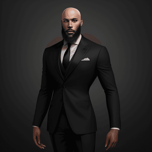 AI generated: Imagine a captivating dream scenario featuring a full-body representation of a distinguished and wel...