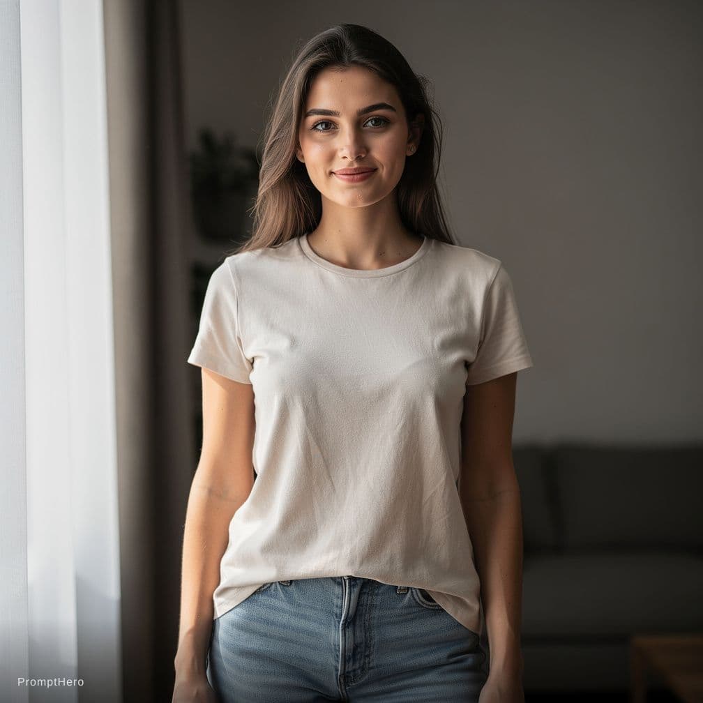 AI generated: This girl without clothes photo