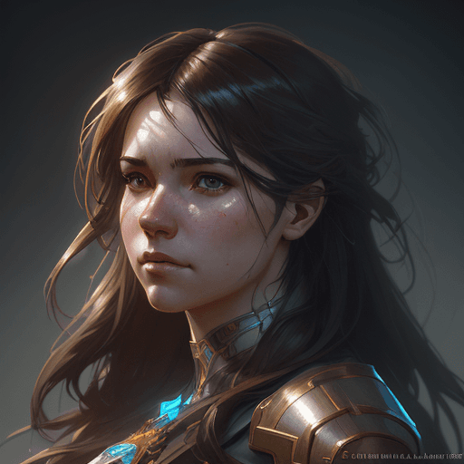 AI generated: head and shoulders portrait, 8k resolution concept art portrait by Greg Rutkowski, Artgerm, WLOP, Al...