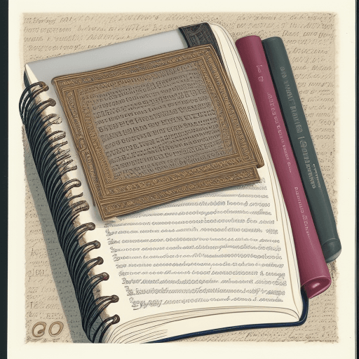 AI generated: this is a book cover. It shows a diary. which is drawn in great detail