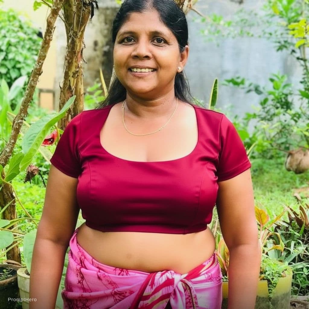 AI generated: Belly show crop top