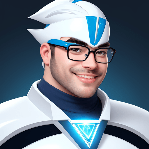 AI generated: 
logo of a man wearing glasses with little beard, thick lips, thick eyebrows, goofy eyes, thick buil...