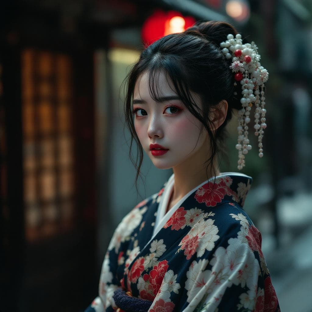 AI generated: A 30-year-old Japanese beauty.Atompunk,Whole body image, High Angle Shot, cinematic shot, Center the...