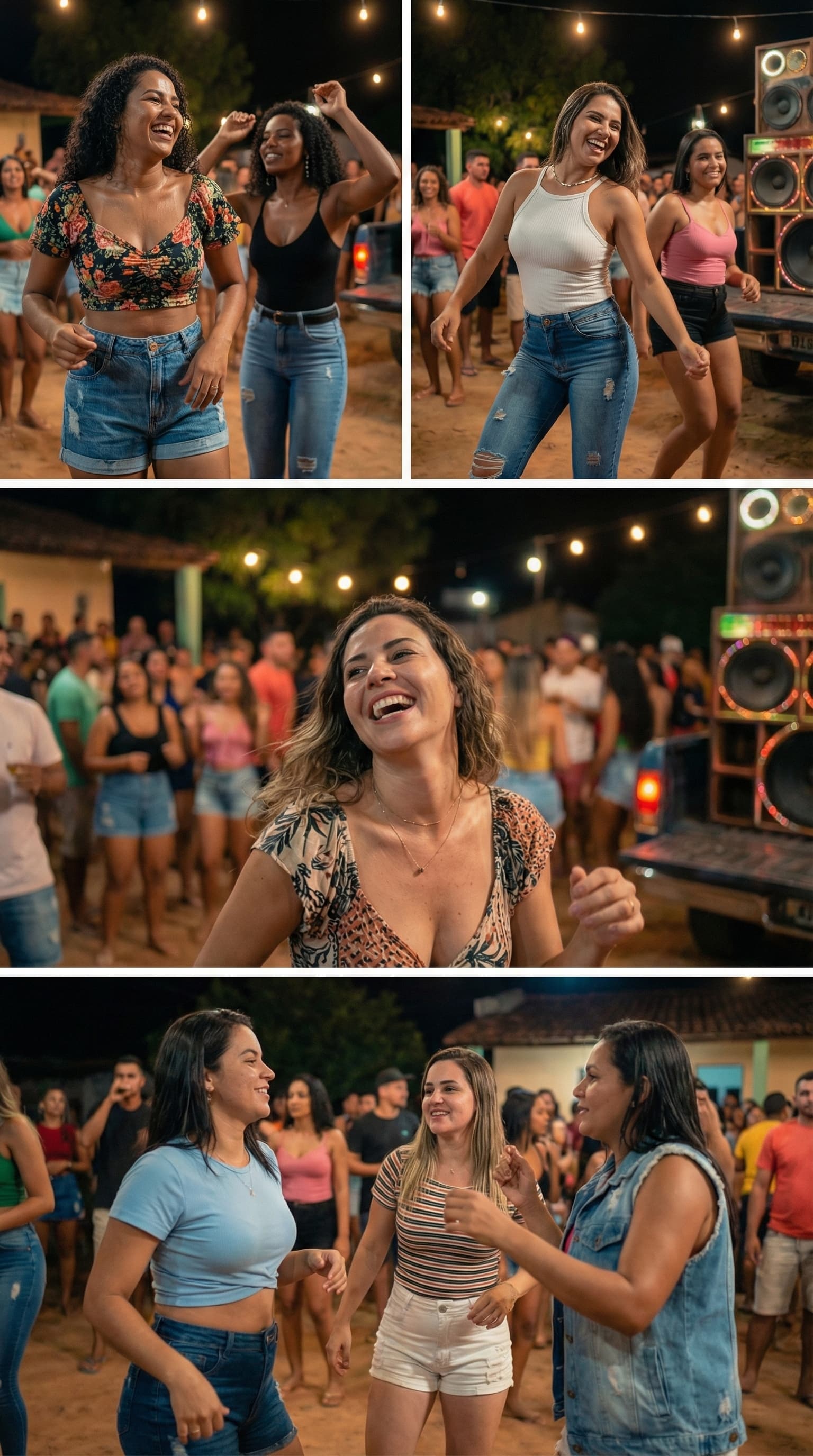 AI generated: Generate 4 new distinct shots in the same image inspired by the reference scene, each shot featuring...
