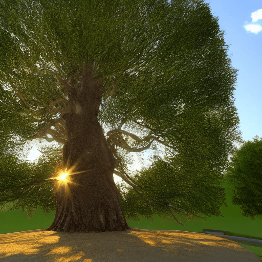 AI generated: a beautiful tree, 8k