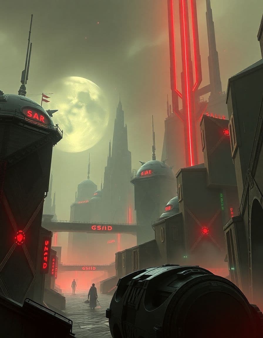 AI generated: futuristic evil