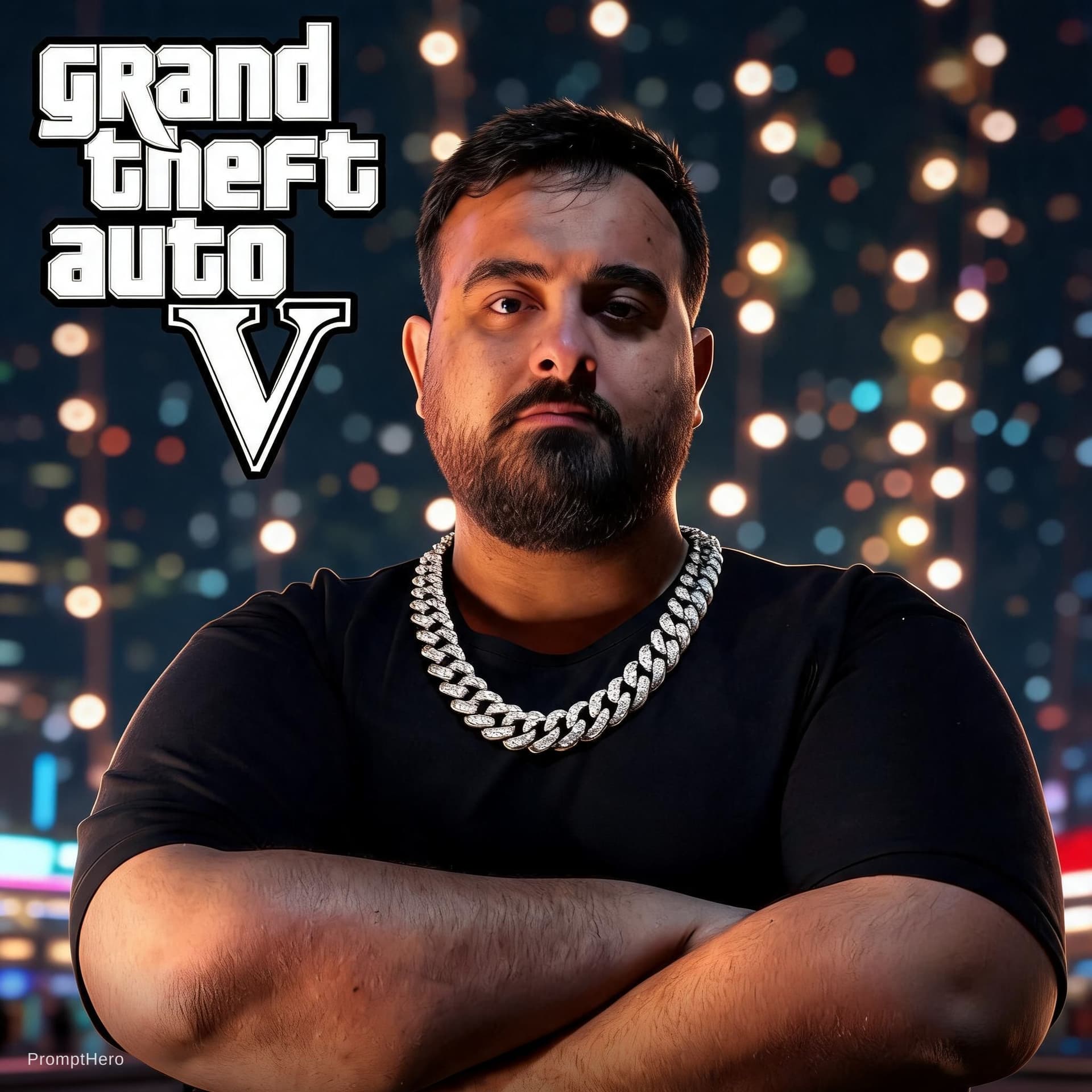 AI generated: a picture in the style of a gta 5 poster game, GTA V,  Grand Theft Auto 5 poster,  16k, UHD, HDR, so...