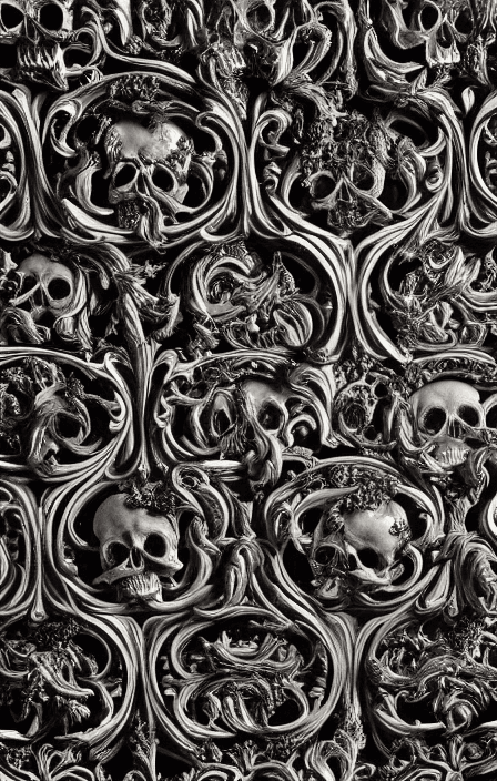 AI generated: the source of future growth dramatic, elaborate emotive metallic Baroque and Rococo styles to emphas...