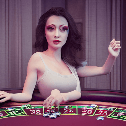 AI generated: Gambling, lady, 3d, hdr, Beautiful, rtx, full color, txaa, fkaa, higt quality, hyperrealistic, cinim...