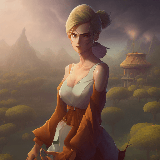 AI generated: Mereum from HxH standing the balance, behind him is a dark desert, dramatic lighting, 5D dimension, ...