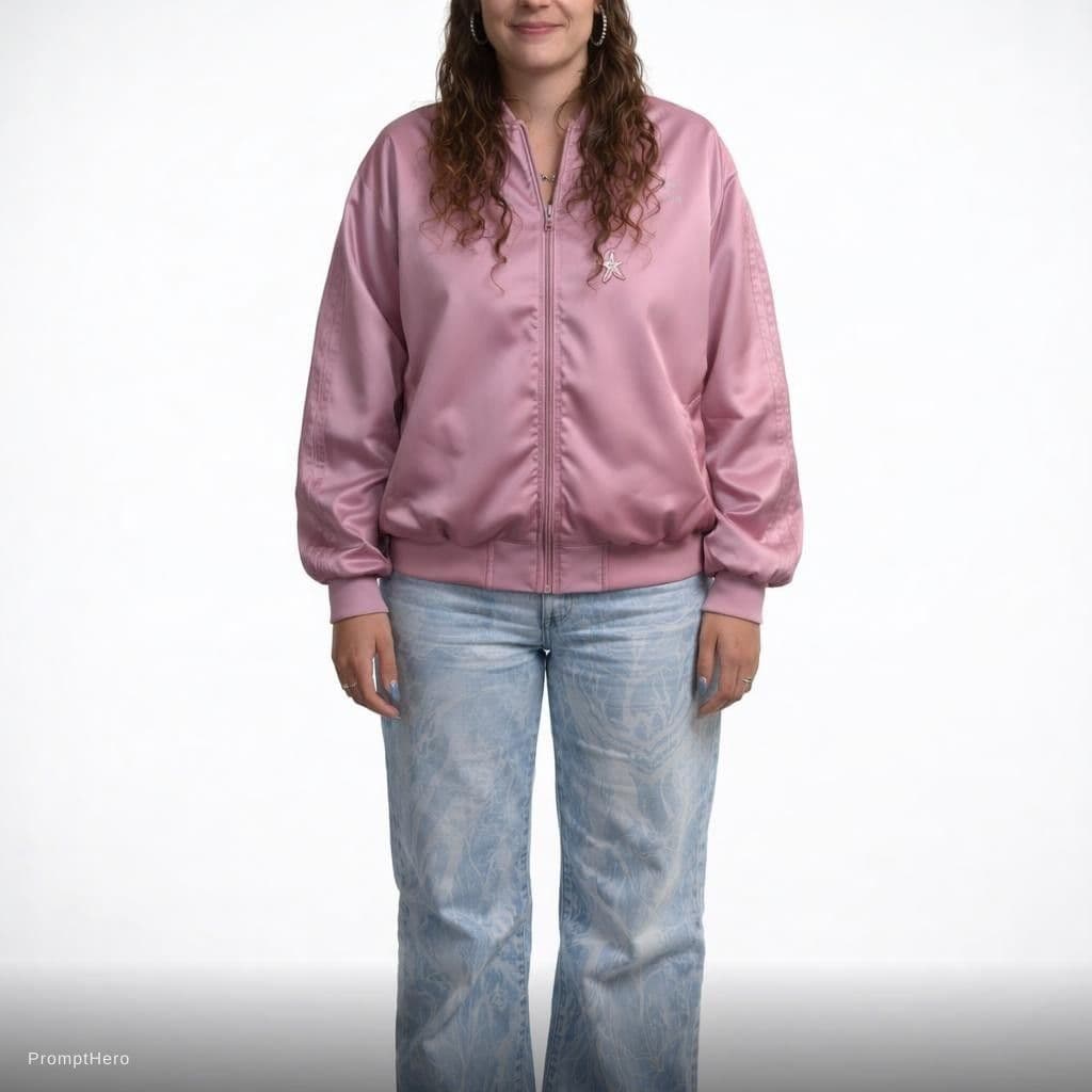 AI generated: Photo realistic, full frontal shot of full body, the person is standing straight with hands on the s...