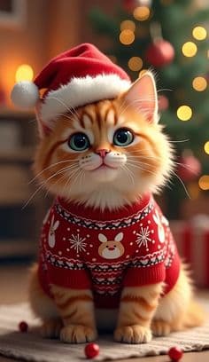 AI generated: "A highly detailed and realistic illustration of a cat with a luxurious fur coat. The cat has pierci...