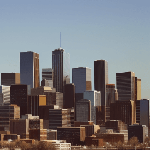 AI generated: How does the city of Denver, Colorado look like if it was a male human?