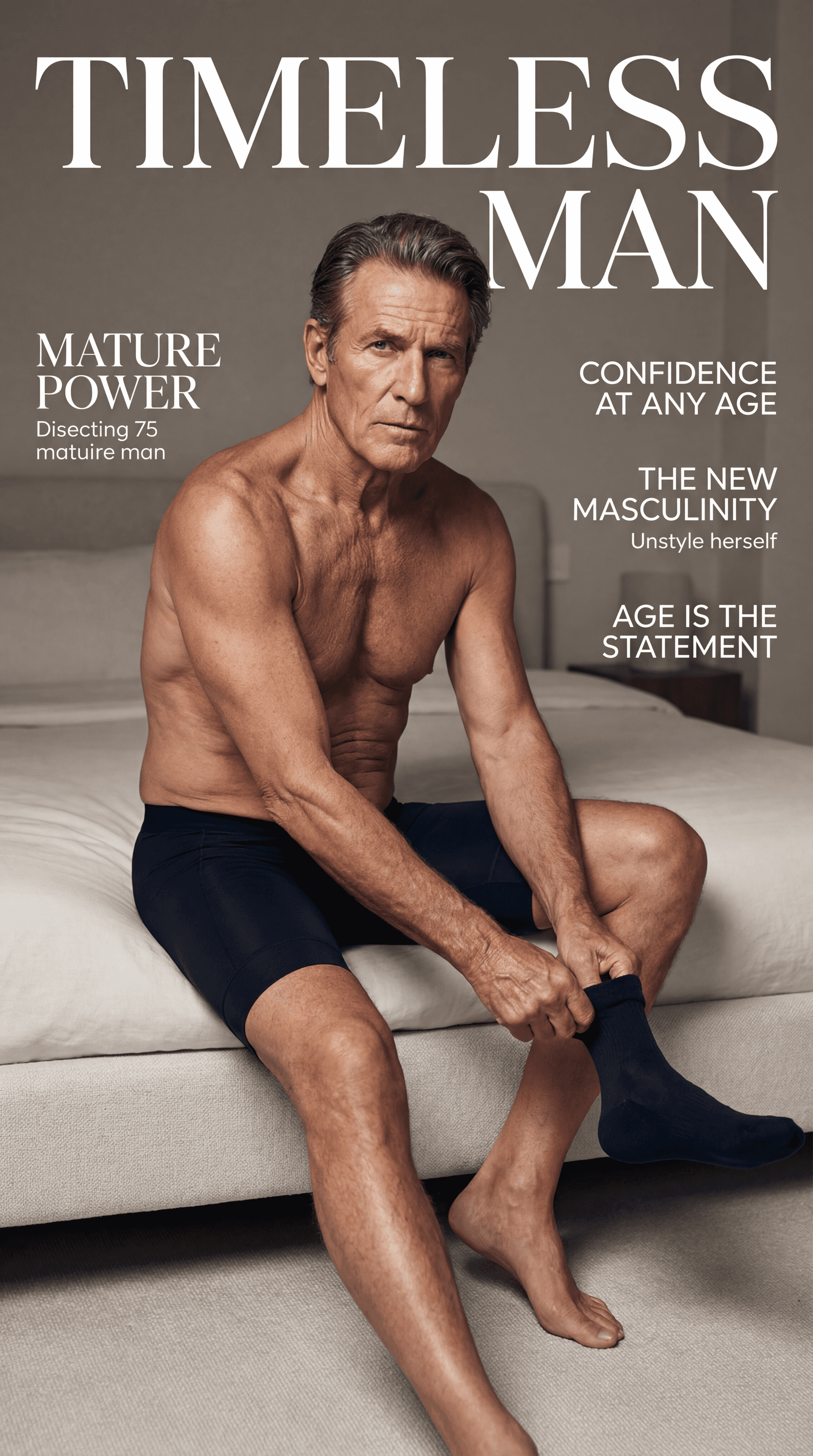 AI generated: FASHION MAGAZINE COVER. NOT CGI. NOT LIFESTYLE.
Ultra-realistic high-end editorial photography with ...