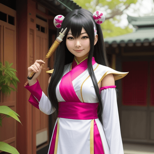 AI generated: Asian Girl cosplay 