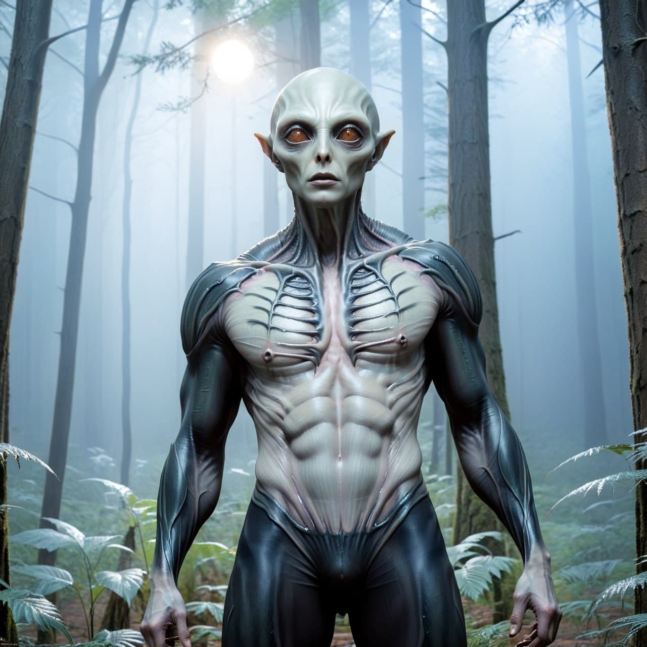 AI generated: (delightful anatomy:1. 1), (gloomy illumination, insane, stunning, dramatic, completed artwork, HQ:1...