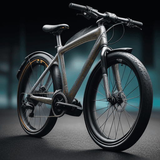 AI generated: bike light, in the style of neo-traditional japanese, tokina at-x 11-16mm f/2.8 pro dx ii, ocean aca...