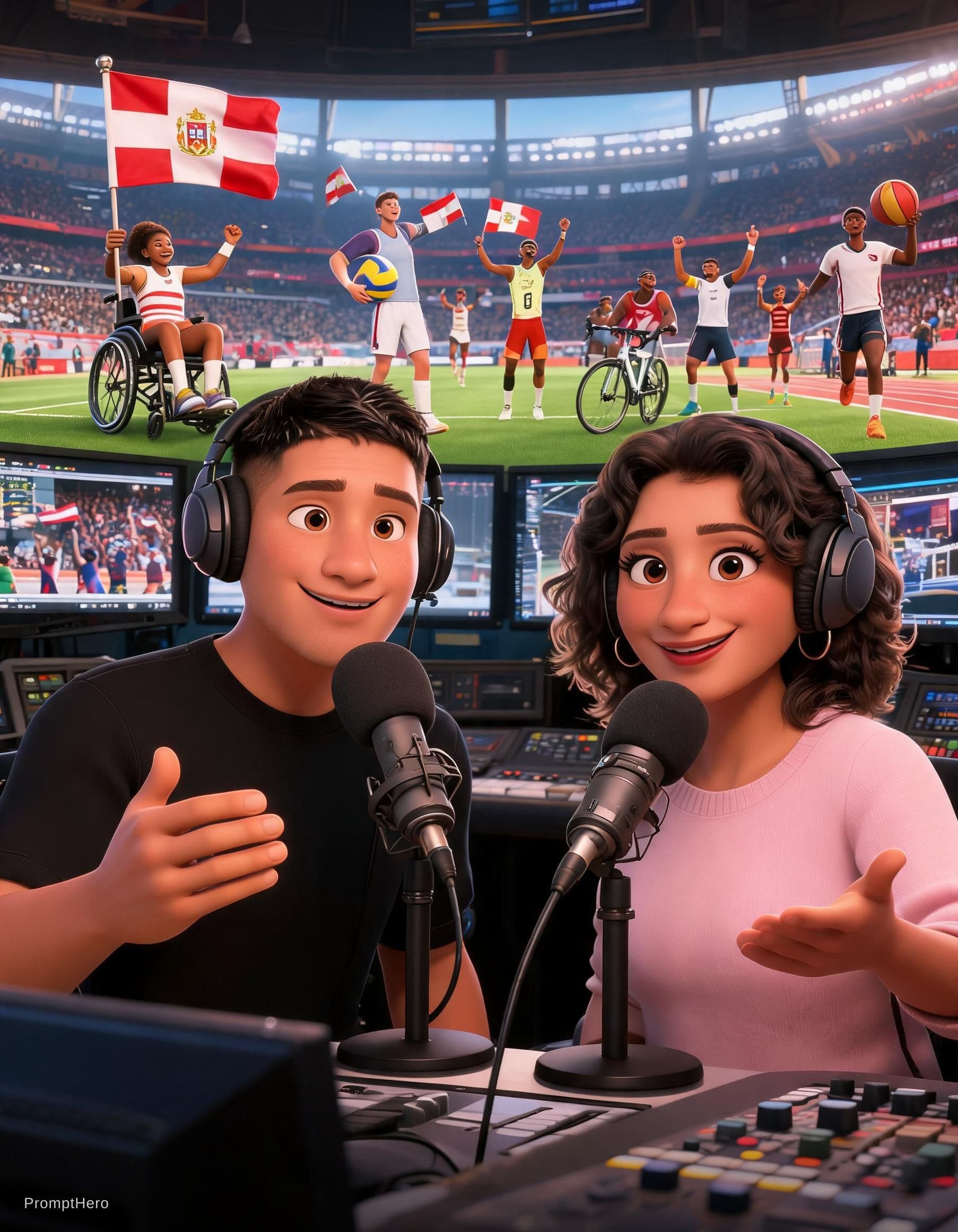 AI generated: Create a cinematic YouTube banner format 16:9 in high-quality  in high-quality Disney-Pixar-inspired...