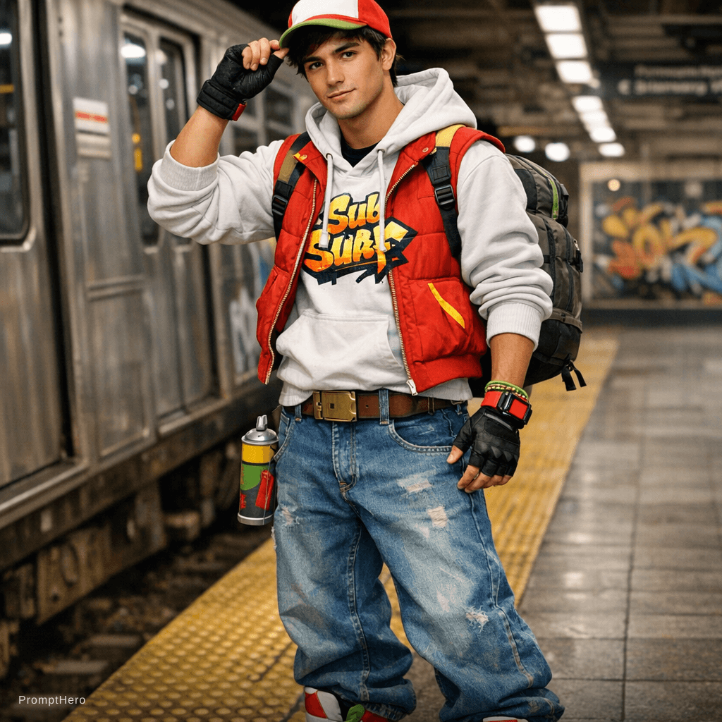 AI generated: Create a subway surfers prompt 