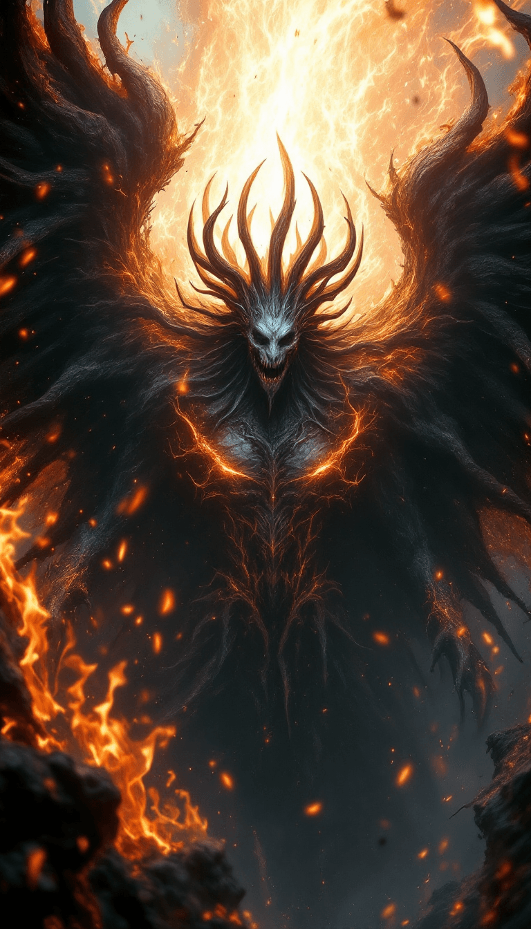 AI generated: Hyperrealistic art concept art cinematic film still comic Renaissance style (angelarium:1.1). god of...