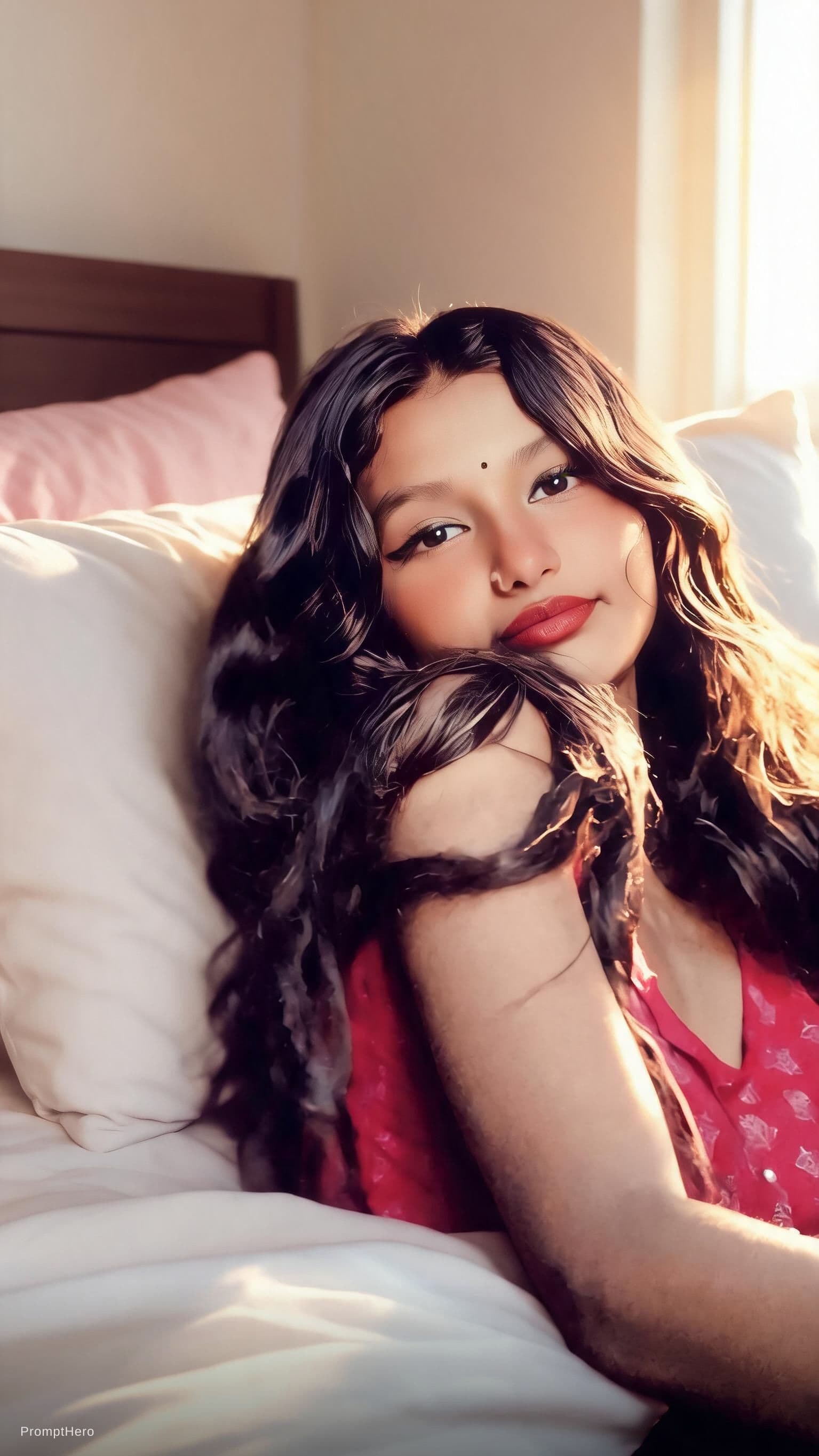 AI generated: This girl in so hot models in wake up 