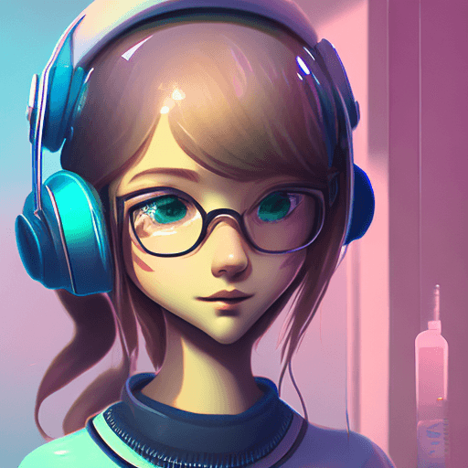 AI generated: lofi girl, clear, 4k