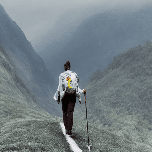 AI generated: An image showcasing a person or a team walking with unwavering confidence and determination towards ...