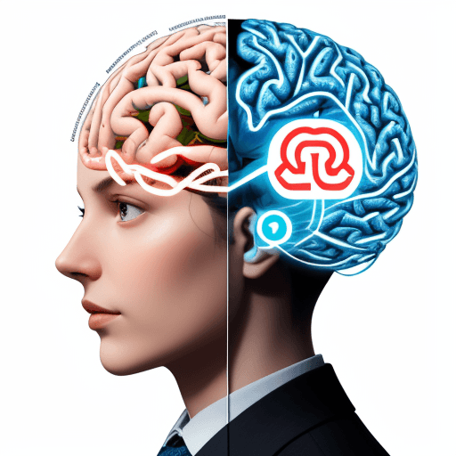 AI generated: Logo that represents a digital brain that combines these two subjects: business and AI
