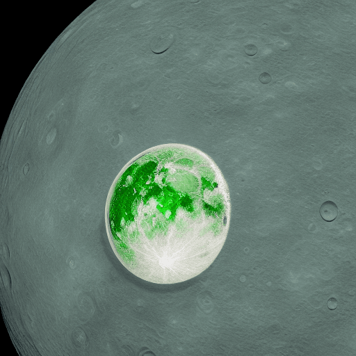 AI generated: a glowing bottle of eclipsed moon green juice left in a lunar crater, product photography, hyperreal...