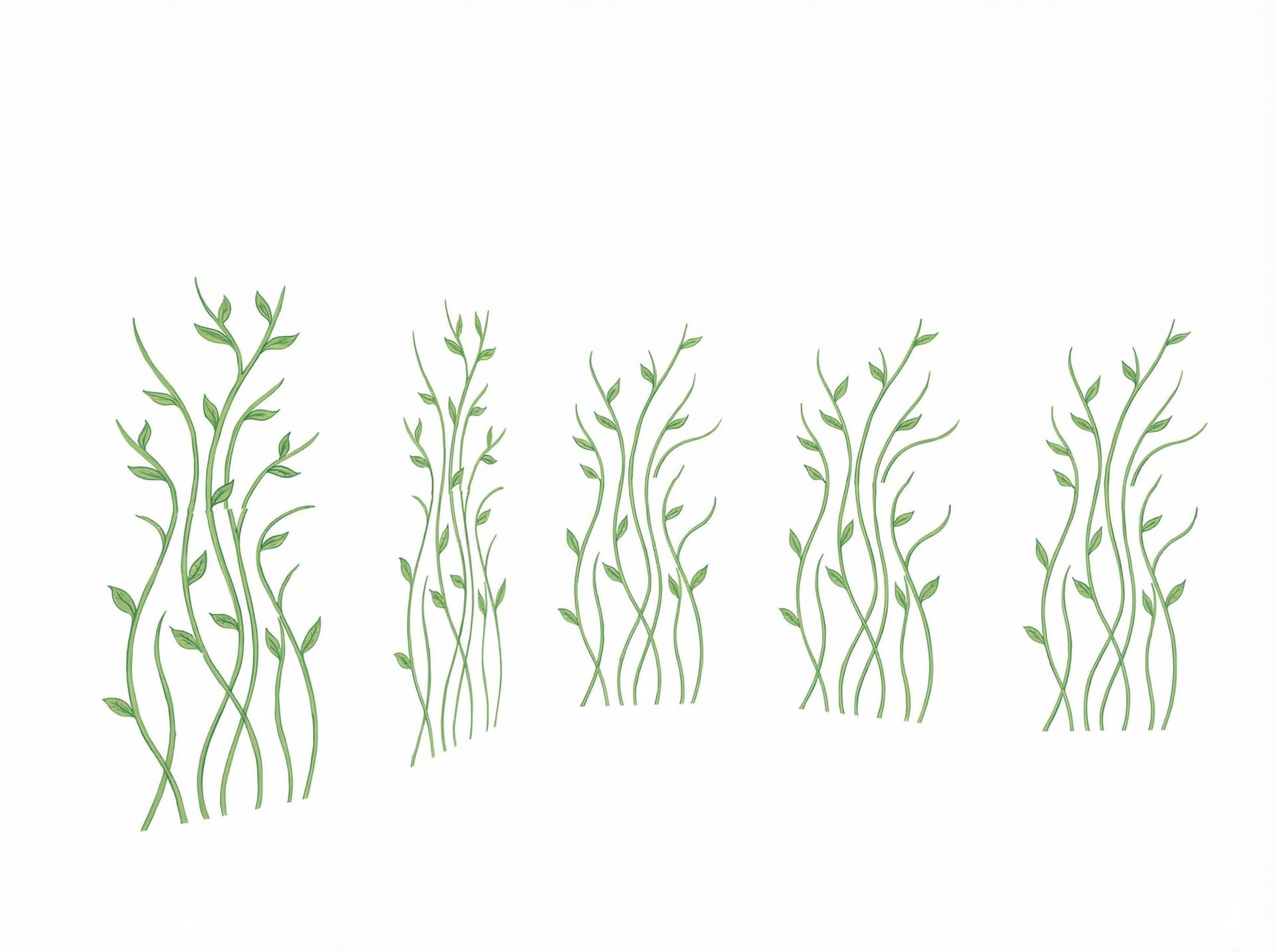 AI generated: Create a printable version of the stems background in 1x2m, Just give me ONE of the 5 to be able to ...