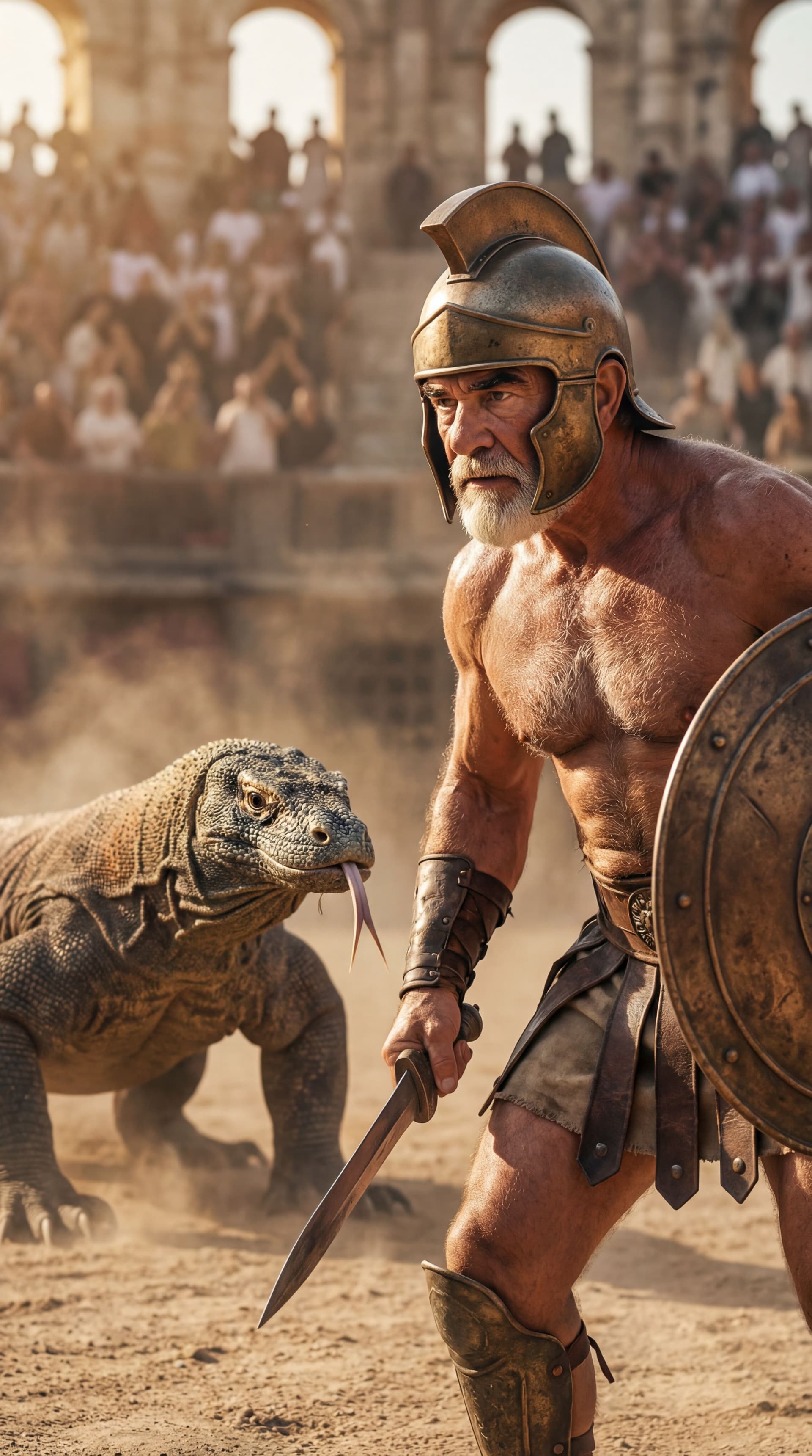 AI generated: ULTRA-REALISTIC CINEMATIC ACTION PHOTOGRAPH (vertical poster 9:16).
Looks like a real professional f...