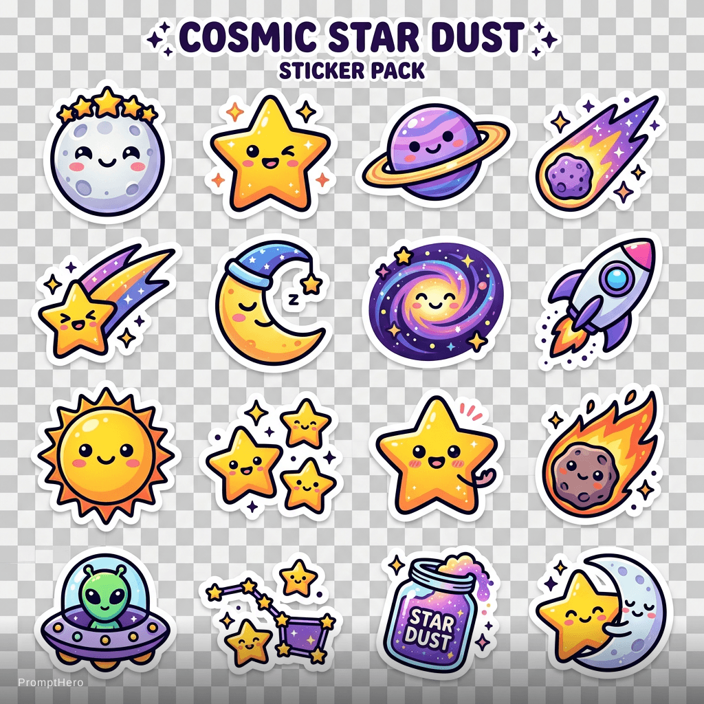 AI generated: Cosmic Star Dust
