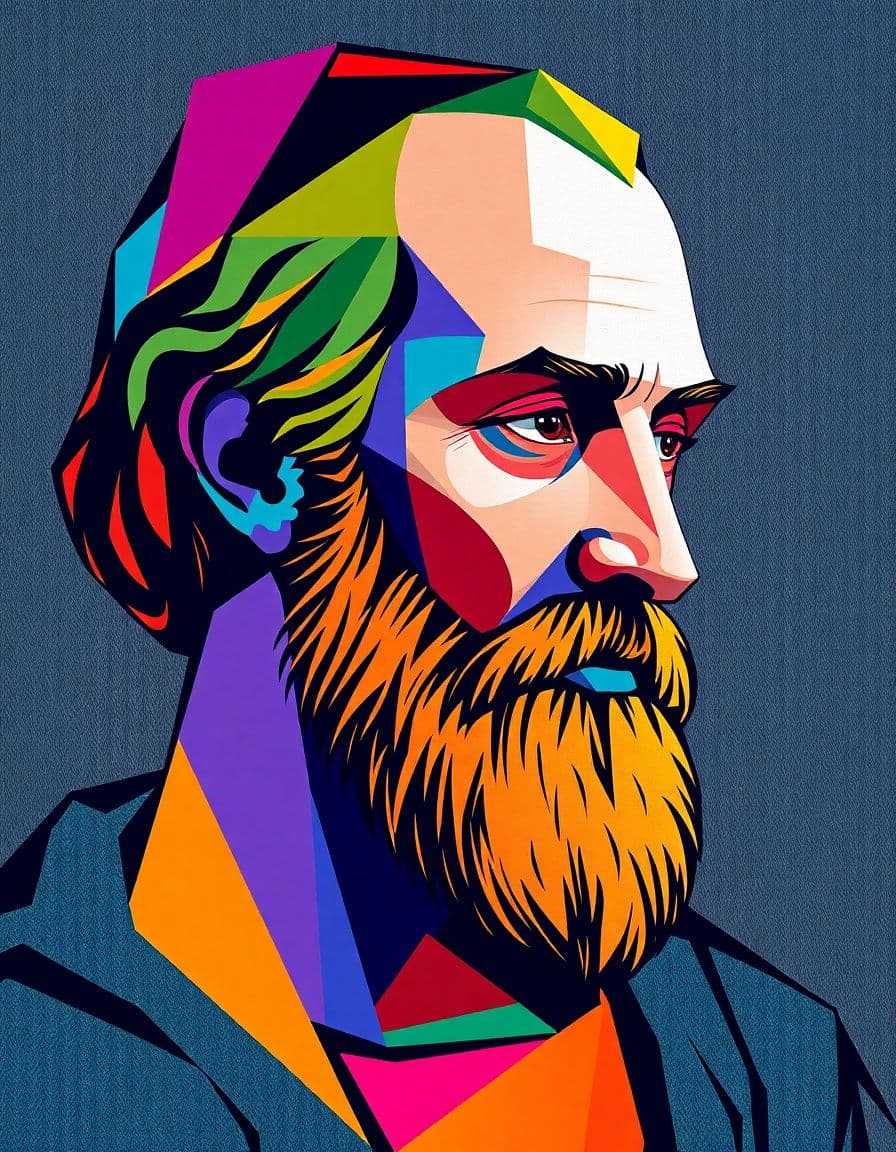 AI generated: Abstract illustration using the styles of ((Leonardo da Vinci (Italian): Master of realism, science,...