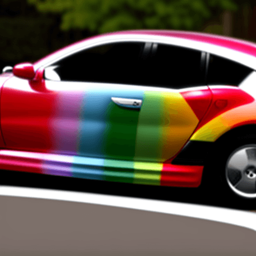 AI generated: gay cars kissing