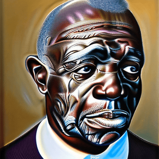 AI generated: Nelson mandale hyper realistic