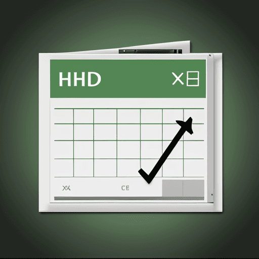 AI generated: Photo of a ultra hd Microsoft excel icon, realistic  