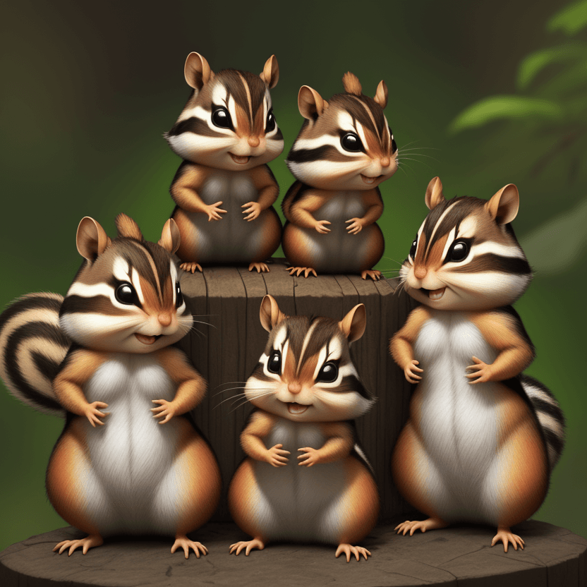 AI generated: chipmunks of doom