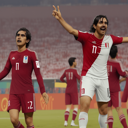 AI generated: Perú ganando el Mundial de Qatar
