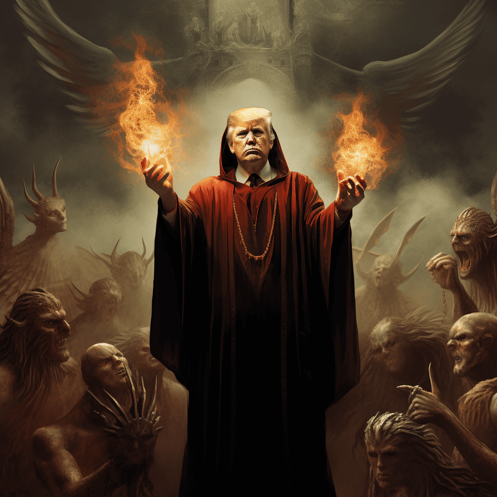 AI generated: The Cult of Trump