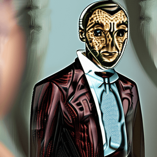AI generated: human man with his human member mid transformation into an equine member
