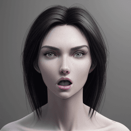 AI generated: beautiful, 1/2 body, open mouth:0.4, teeth, (ultra sharp:1.2), 8k, unreal engine, modelling, best qu...