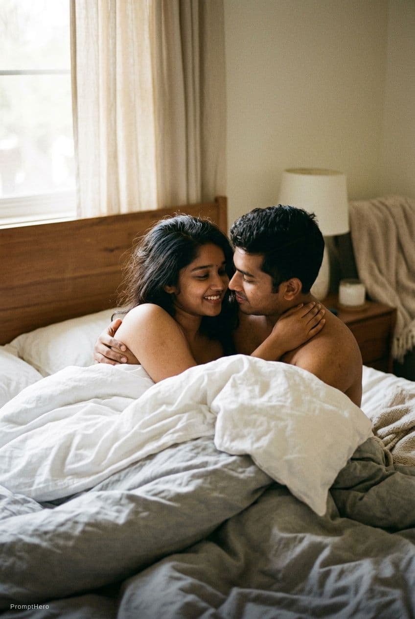AI generated: Couple in bed full Naket
