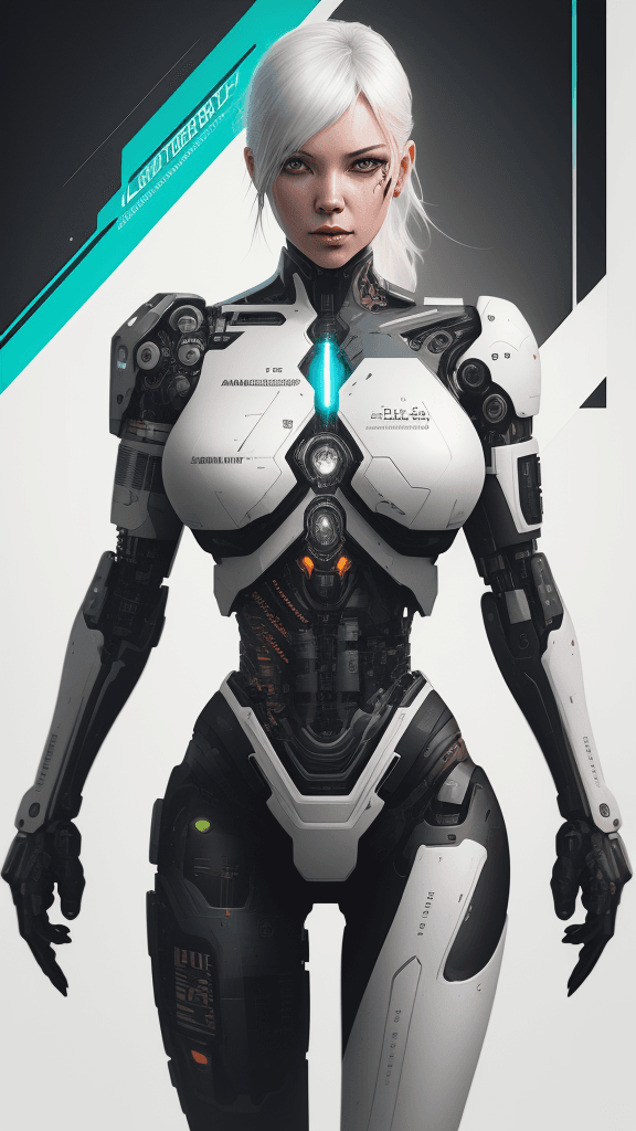 AI generated: Overlay technology postcard type (a 8k 16k postcard fit for a cyborg) addressed in bold font text , ...