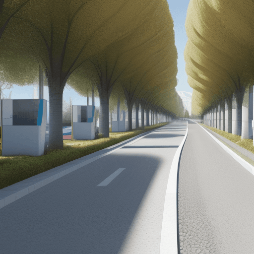 AI generated: invernadero circular, materiales naturales, futurista