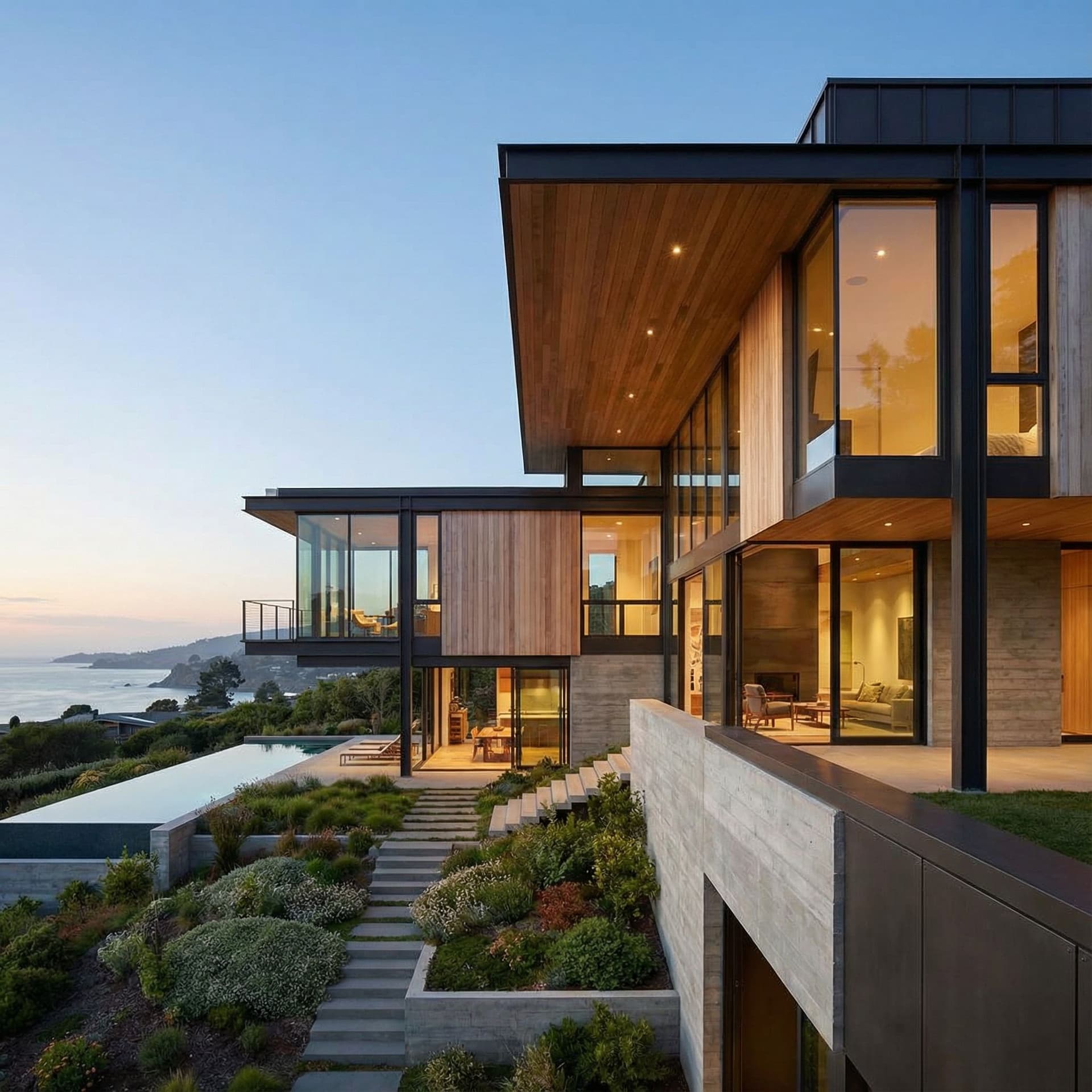 AI generated: modern house 